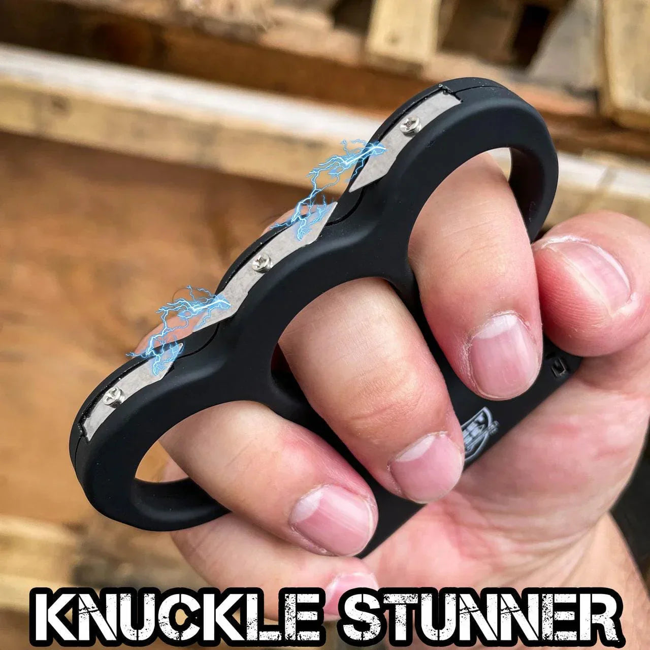 TripleShock Stun Device – Rechargeable Electric Deterrent Device with LED Flashlight