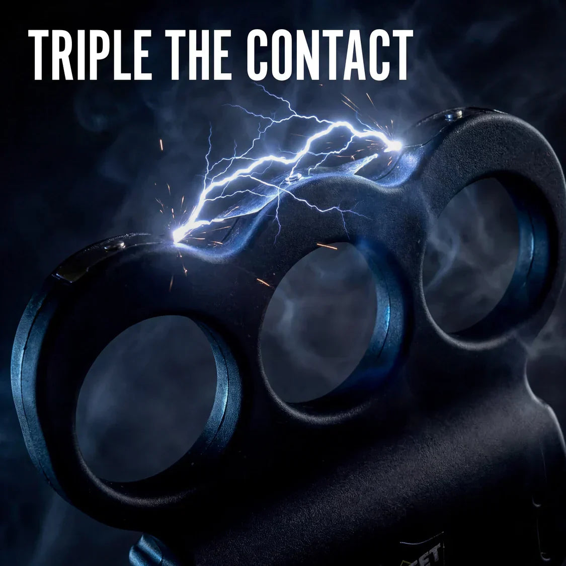 TripleShock Stun Device – Rechargeable Electric Deterrent Device with LED Flashlight
